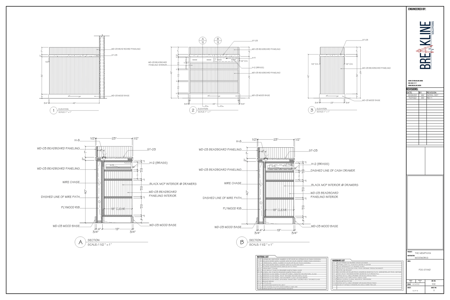 Millwork Drafting Gallery | Millwork Drafting Services